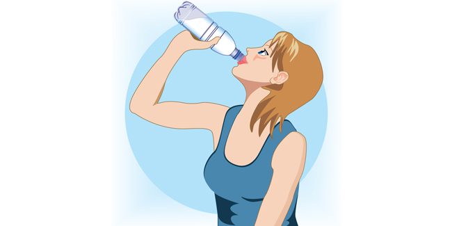 Listen up folks, drink water throughout the day, except for right after your meal